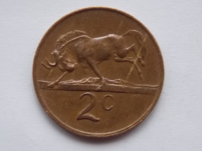 2 CENTS 1979 AFRICA DE SUD-COMEMORATIVA