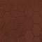 Sindrila bituminoasa Bituglass, hexagon, rosu
