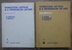 Tehnologia laptelui si a produselor lactate// 196-1970, ambele volume foto