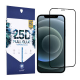 Cumpara ieftin Folie pentru iPhone 12 Pro Max, Lito 2.5D FullGlue Glass, Black
