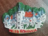 D1 - Magnet frigider - tematica turism - Castelul Peles - Romania 41
