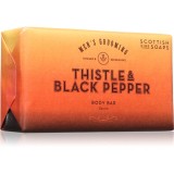 Scottish Fine Soaps Thistle &amp; Black Pepper săpun solid 220 g
