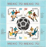 Colita C.M. de Fotbal - Mexic, 1970 - NEOBLITERATA, Sport, Nestampilat