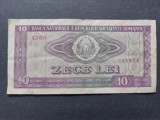 Bancnota 10 lei 1966 R.S.R. serie radar 665566