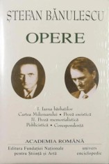 stefan Banulescu. Opere (Vol. I+II) - Academia Romana, Ştefan Banulescu