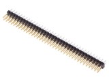 Conector pini 72 pini 2,54mm THT drept BERGSTIK
