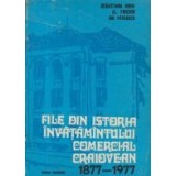 File din istoria invatamantului comercial craiovean (1877 - 1977)