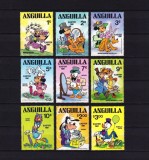 Anguilla 1981 - Pasti, Disney, desene animate, serie neuzata
