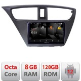 Navigatie Android Honda Civic 2012-2016, 8GB RAM, 128GB, QLED 2K