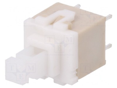 Comutator tastatură 2 DPST albă 0,1A 32VDC foto