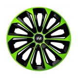 Set 4 capace roti Extra strong green R14 pentru gama auto Hyundai, Autohelix MSA