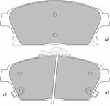 Set placute frana,frana disc OPEL ASTRA J Sports Tourer (2010 - 2016) KRIEGER 0950006351