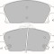 Set placute frana,frana disc OPEL ASTRA J GTC (2011 - 2016) KRIEGER 0950006351