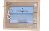 Rama foto Anchor, 26x1.5x21 cm, lemn, natur/alb, Excellent Houseware