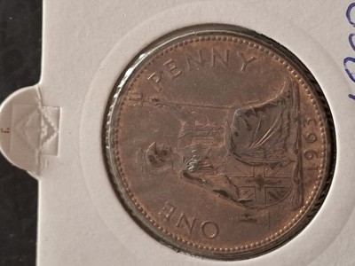 One penny 1963 foto