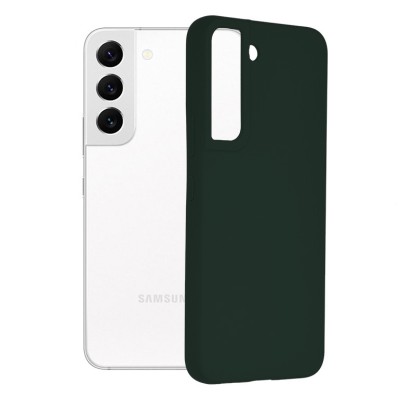 Husa telefon Samsung Galaxy S22 5G - Techsuit Soft Edge Silicone - Dark Green foto
