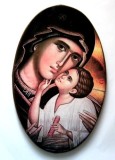 Tablou pe lemn cu Maica Domnului 52576