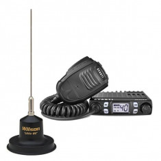 Promotie statie radio CB Avanti Micro + antena CB Wilson Little Wil foto