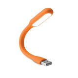 Lampa flexibila USB cu lumina LED pentru tastatura, portocaliu