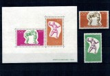 Centrafricaine Republic 1972 - Jocurile Olimpice Munchen, sport, serie si bloc neuzat