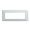 Rama Bticino Matix SAM4806BBNE, 6 module, alb, pentru priza / intrerupator