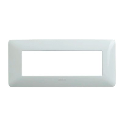 Rama Bticino Matix SAM4806BBNE, 6 module, alb, pentru priza / intrerupator foto