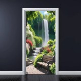 Folie imprimata color pentru decor Usa, dimensiune 200 x 90cm, model: AVX-DR28, AVEX