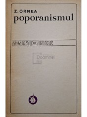Z. Ornea - Poporanismul (Editia: 1972) foto