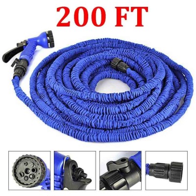 Furtun de gradina expandabil 60 metri cu pistol de stropit Magic Hose 60m/200ft foto