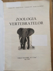 Zoologia vertebratelor- N.Valenciuc, I.Iordache foto