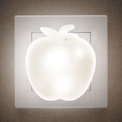 Lumină de veghe model măr (alb cald) foto