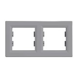 Leziter Nova cadru doua orizontale gri Mobalis Homvera