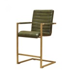 Scaun de bar verde ✔ model DONI