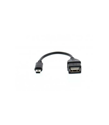 Cablu adaptor OTG USB mama - mini USB tata cablu 8cm Well foto