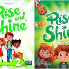 Rise and Shine Pre A1, Level 2, Activity Book with eBook and Busy Book Pack - Paperback brosat - Jeanne Perrett - Pearson