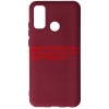 Husa Silicon Burgundy Huawei P Smart 2020 - Calitate Superioara