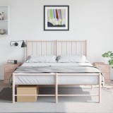 Gossi noptiere, 2 buc., roz, 34,5x39x44 cm, otel