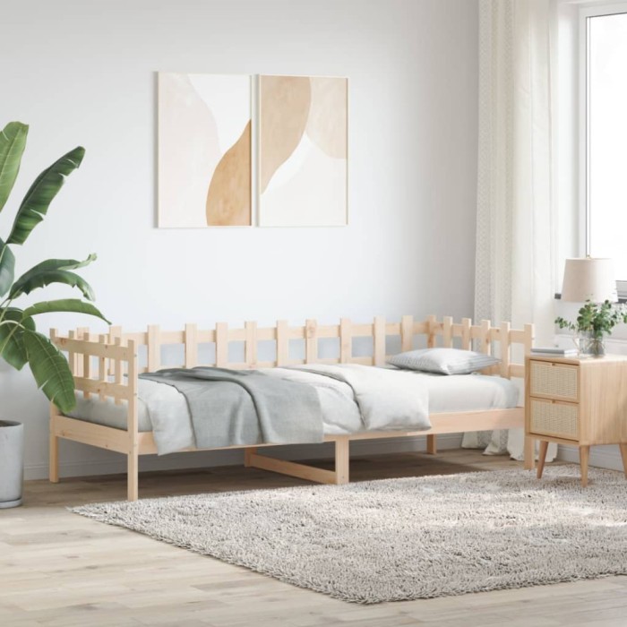 vidaXL Pat de zi, 80x200 cm, lemn masiv de pin
