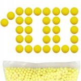 MUNIȚIE BILE DE PLASTIC FĂRĂ CUSĂTURĂ DE 6 mm 100 bucăți pentru PISTOL ASG