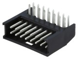 Soclu cablu-placă 2,54mm 16 PIN THT AMPMODU MOD II