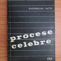 Maximilian Jacta - Procese celebre