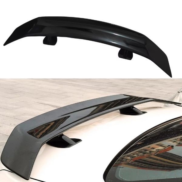 Spoiler Eleron Spate Portbagaj 135cm Universal Аripa Lucios Luciu Piano Negru Trunchi Capac Masina Auto