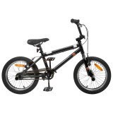 vidaXL BMX 18 Inci pentru copiii de 7-10 ani Negru 42009738