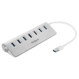Hub USB 3.0 7 porturi Plug&amp;Play OTG Rebel KOM1091