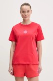 Rip Curl tricou din bumbac femei, culoarea rosu, 0EGWTE