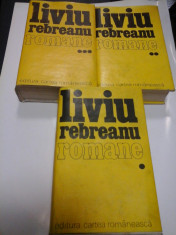 ROMANE - LIVIU REBREANU - 3 volume foto