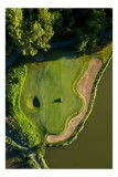 Tablou Canvas, "Verde gurmand l&acirc;ngă ape liniștite", Obscured, Verde, Nisip, Apă, Gol, Natură, Pădure, Golf, Cart, Umbre, Peisaj, 26 x 39 cm, CMCLASS