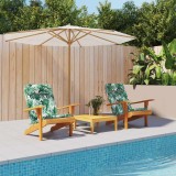 Cumpara ieftin Perna cu model de frunze tropicale 2 pcs Verde 58 cm x 77 cm