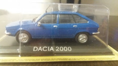 macheta dacia 2000 masini de legenda - deagostini, scara 1/43, noua. foto