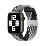 Cumpara ieftin Curea Apple Watch Braided Loop Black Qiao 45 44 42mm, RYB